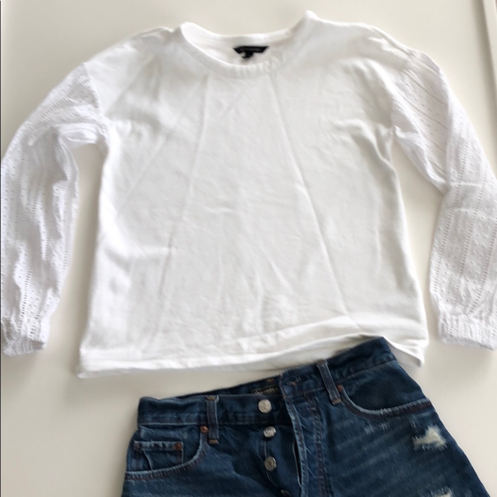 Banana Republic white sweatshirt, size Xs